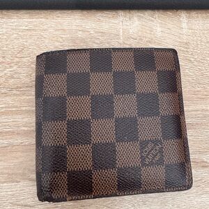Louis Vuitton Dark Brown Checkered Card Holder